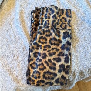 Terez Leopard Print Capri Leggings - Brown and Black